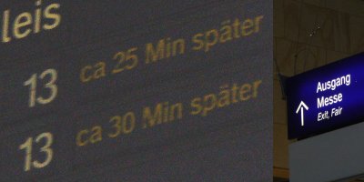 Die Bahn kommt. Zu spät.