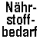 Nhrstoffbedarf: